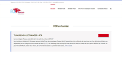 Desktop Screenshot of fcrtunisie.com